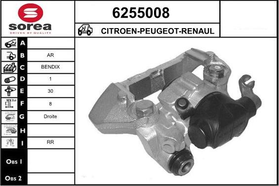 STARTCAR 6255008 - Bremžu suports www.autospares.lv