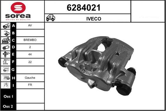 STARTCAR 6284021 - Bremžu suports www.autospares.lv