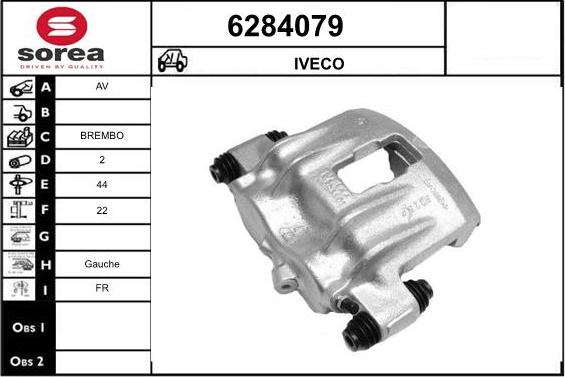 STARTCAR 6284079 - Bremžu suports www.autospares.lv