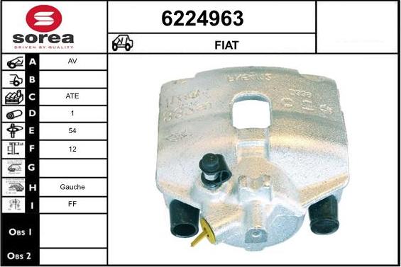 STARTCAR 6224963 - Bremžu suports www.autospares.lv