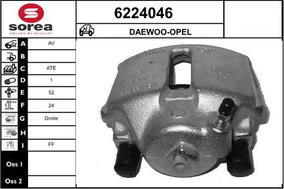 STARTCAR 6224046 - Bremžu suports www.autospares.lv