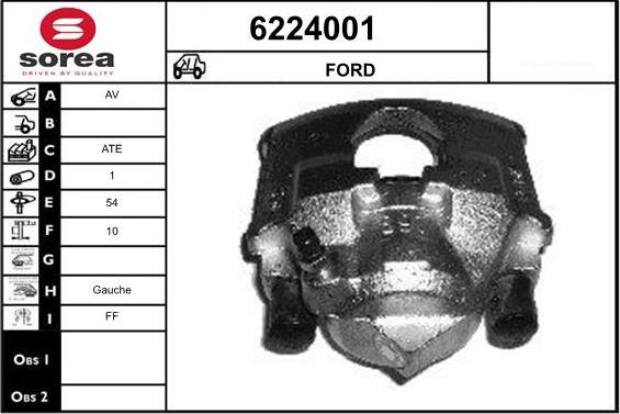 STARTCAR 6224001 - Brake Caliper www.autospares.lv