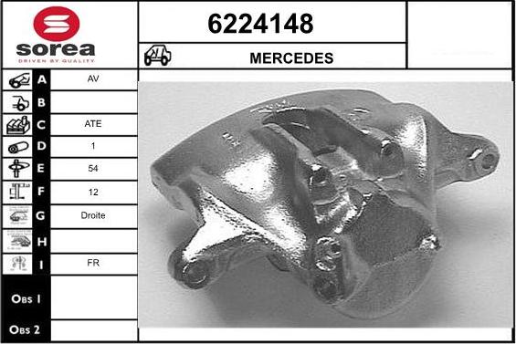 STARTCAR 6224148 - Тормозной суппорт www.autospares.lv