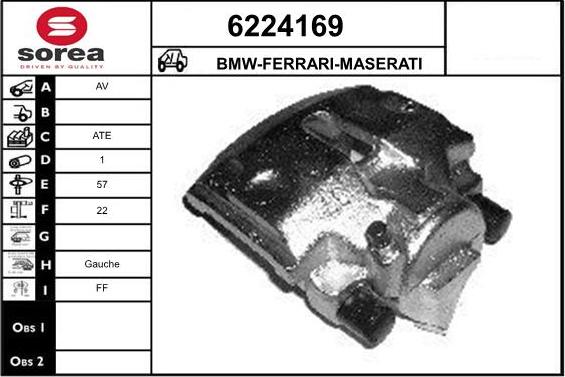 STARTCAR 6224169 - Тормозной суппорт www.autospares.lv