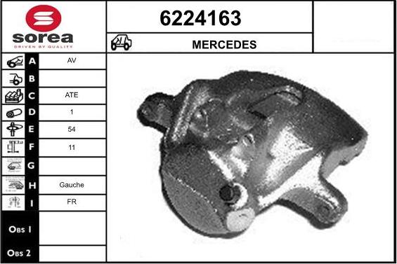 STARTCAR 6224163 - Bremžu suports www.autospares.lv