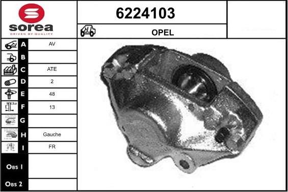 STARTCAR 6224103 - Bremžu suports www.autospares.lv