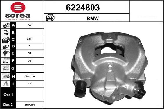 STARTCAR 6224803 - Bremžu suports www.autospares.lv