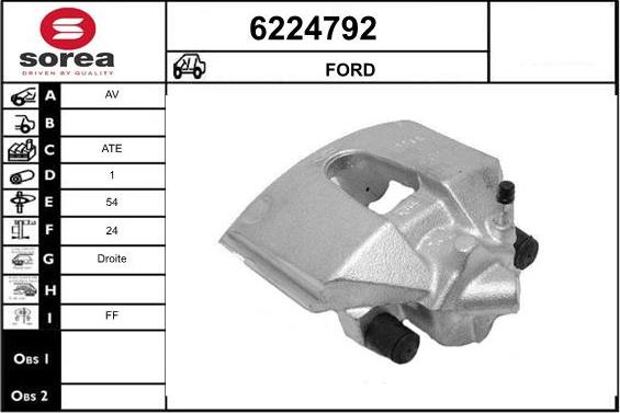 STARTCAR 6224792 - Bremžu suports www.autospares.lv