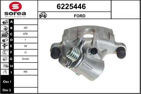 STARTCAR 6225446 - Bremžu suports autospares.lv