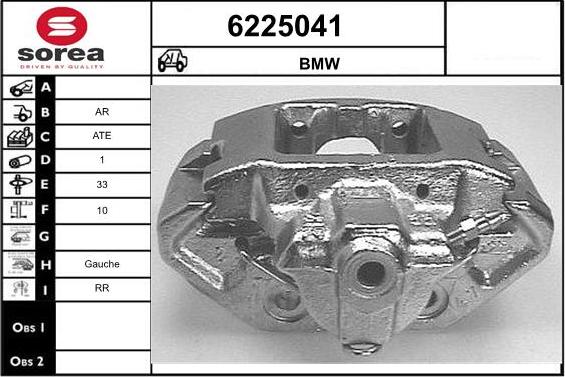 STARTCAR 6225041 - Bremžu suports autospares.lv