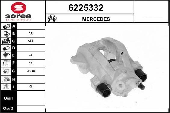 STARTCAR 6225332 - Тормозной суппорт www.autospares.lv