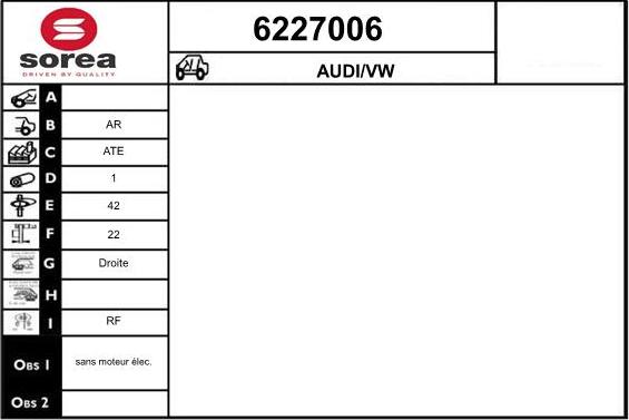 STARTCAR 6227006 - Тормозной суппорт www.autospares.lv