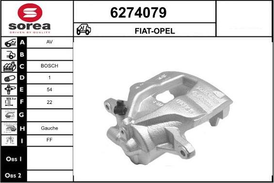 STARTCAR 6274079 - Bremžu suports www.autospares.lv