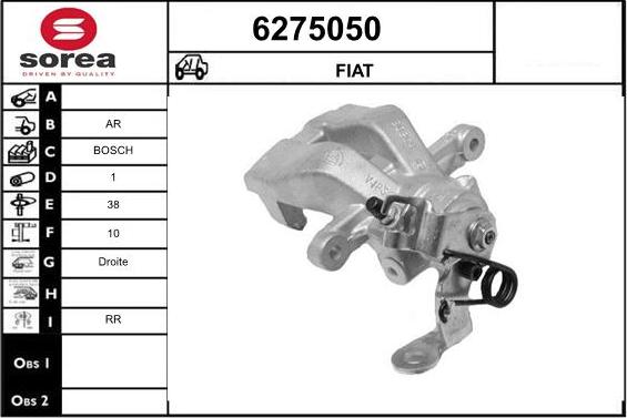 STARTCAR 6275050 - Brake Caliper www.autospares.lv