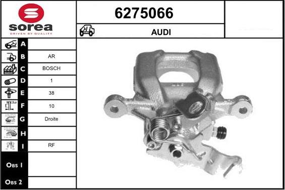 STARTCAR 6275066 - Brake Caliper www.autospares.lv