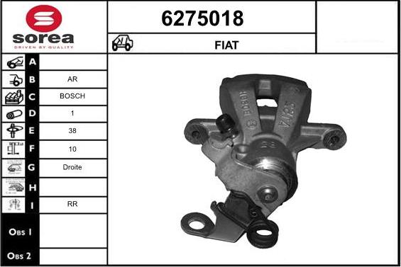 STARTCAR 6275018 - Brake Caliper www.autospares.lv