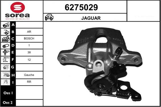 STARTCAR 6275029 - Bremžu suports www.autospares.lv