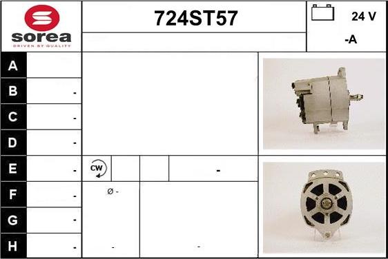 STARTCAR 724ST57 - Ģenerators www.autospares.lv