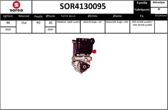 STARTCAR SOR4130095 - Hydraulic Pump, steering system www.autospares.lv