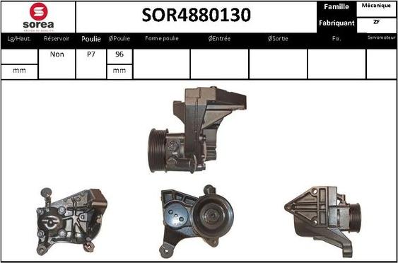 STARTCAR SOR4880130 - Hidrosūknis, Stūres iekārta www.autospares.lv