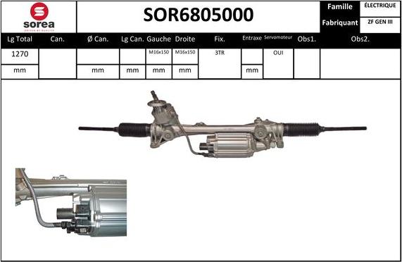 STARTCAR SOR6805000 - Stūres mehānisms www.autospares.lv