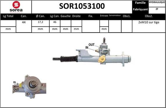 STARTCAR SOR1053100 - Stūres mehānisms autospares.lv