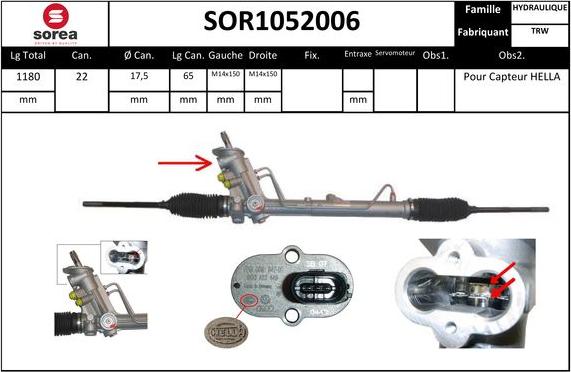 STARTCAR SOR1052006 - Stūres mehānisms www.autospares.lv