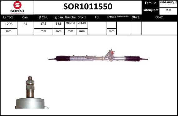 STARTCAR SOR1011550 - Stūres mehānisms autospares.lv