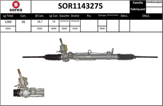 STARTCAR SOR1143275 - Stūres mehānisms www.autospares.lv