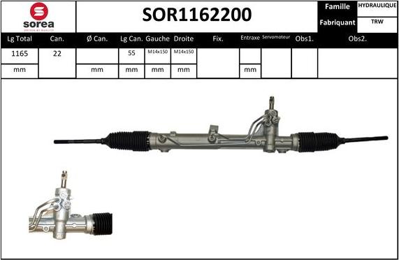 STARTCAR SOR1162200 - Stūres mehānisms autospares.lv