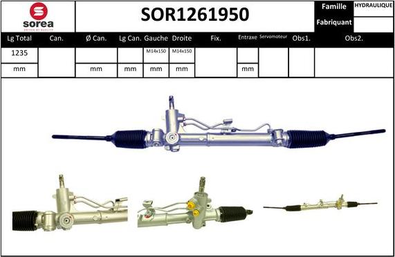 STARTCAR SOR1261950 - Stūres mehānisms www.autospares.lv