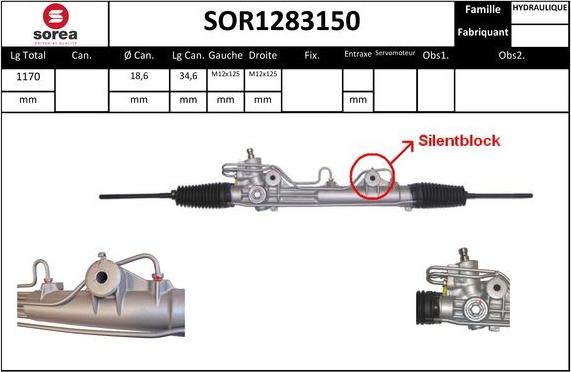 STARTCAR SOR1283150 - Stūres mehānisms autospares.lv