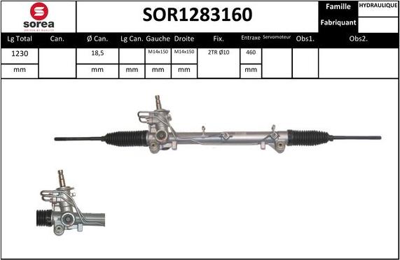 STARTCAR SOR1283160 - Stūres mehānisms www.autospares.lv