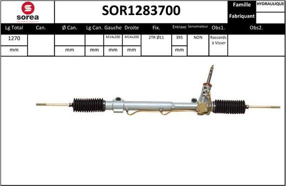 STARTCAR SOR1283700 - Stūres mehānisms autospares.lv