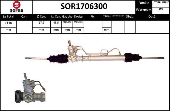 STARTCAR SOR1706300 - Stūres mehānisms www.autospares.lv