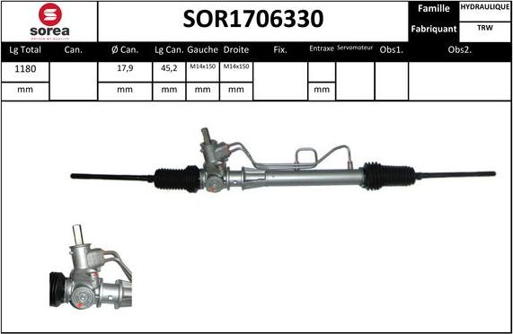 STARTCAR SOR1706330 - Stūres mehānisms www.autospares.lv