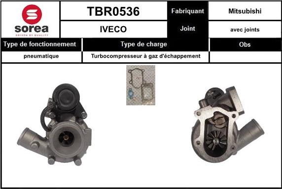 STARTCAR TBR0536 - Kompresors, Turbopūte autospares.lv