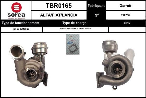 STARTCAR TBR0165 - Kompresors, Turbopūte www.autospares.lv