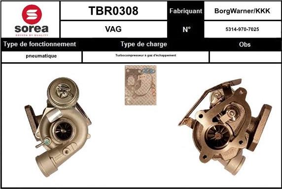 STARTCAR TBR0308 - Kompresors, Turbopūte autospares.lv