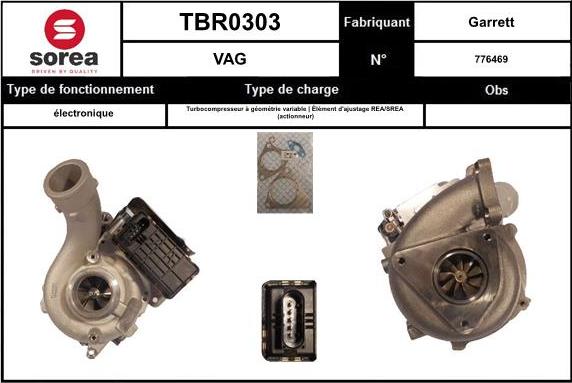 STARTCAR TBR0303 - Kompresors, Turbopūte www.autospares.lv