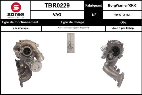 STARTCAR TBR0229 - Kompresors, Turbopūte www.autospares.lv