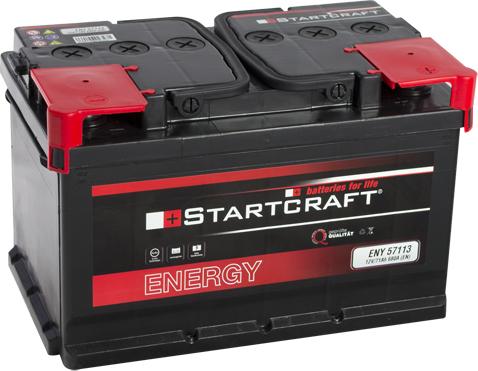 STARTCRAFT ENY 57113 - Startera akumulatoru baterija www.autospares.lv