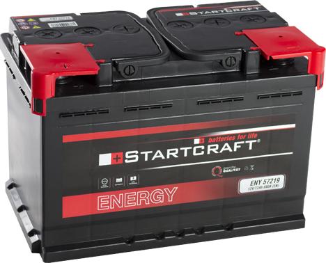 STARTCRAFT ENY 57219 - Startera akumulatoru baterija www.autospares.lv