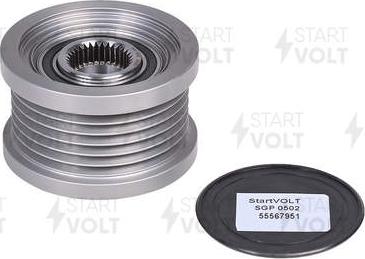 StartVOLT SGP 0502 - Шкив генератора, муфта www.autospares.lv