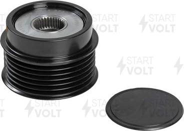 StartVOLT SGP 0822 - Pulley, alternator, freewheel clutch www.autospares.lv