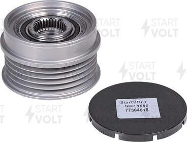 StartVOLT SGP 1685 - Шкив генератора, муфта www.autospares.lv