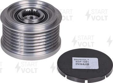 StartVOLT SGP 1081 - Шкив генератора, муфта www.autospares.lv