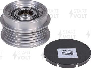 StartVOLT SGP 1803 - Шкив генератора, муфта www.autospares.lv