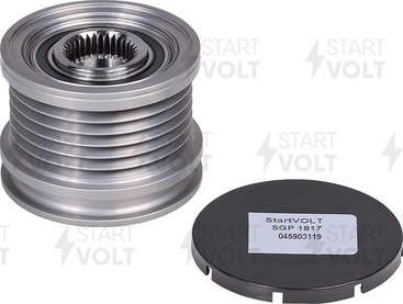 StartVOLT SGP 1817 - Pulley, alternator, freewheel clutch www.autospares.lv