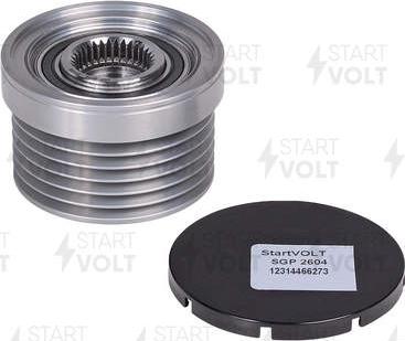 StartVOLT SGP 2604 - Шкив генератора, муфта www.autospares.lv